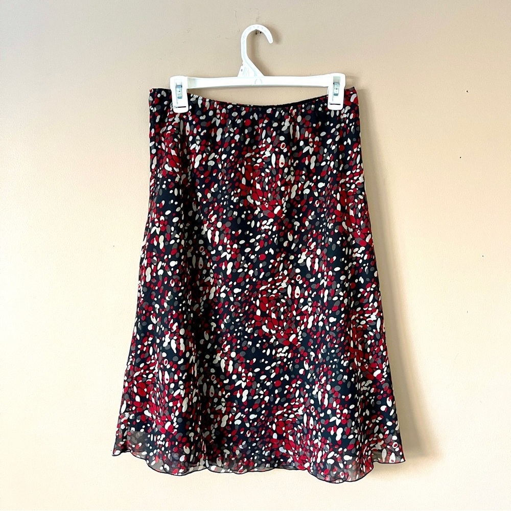 DRESS BARN | Speckled Lightweight Pull-on A-line Skirt Sz M